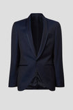 Tuxedo In Pure Blue Wool
