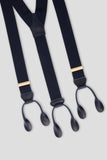 bretelle blu sartoriali