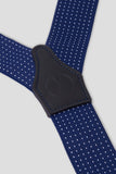 Tailored Braces Micropolka Dots Bluroyale/White