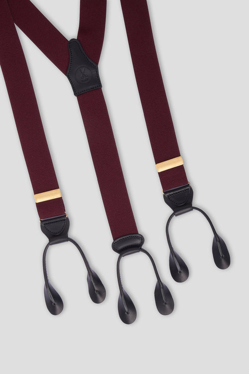 Bordeaux Sartorial Suspenders