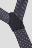Gray/White Micropois Tailored Braces