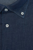 Camicia denim button down