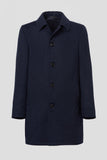 Loro Piana Navy Blue Cashmere Coat