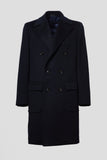 Blue Loro Piana Cashmere Double-Breasted Coat
