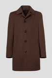 Cappotto In Cashmere Marrone tessuto Loro Piana