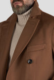 Camel Loro Piana Cashmere Double-Breasted Coat