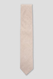 Tie In Sand Silk Wool And Cashmere
