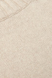 Cream pure cashmere turtleneck