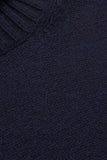 Blue pure cashmere turtleneck