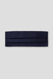 Cummerbund In Pure Como Silk For Tuxedo Color Blue