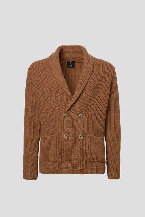cardigan doppiopetto lana cashmere