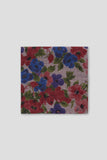 Wool Pochette Bluette/Pink/Green/Bordeaux Flower Design
