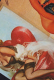Clutch Bag Silk Design Pin Up