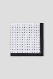 Pochette In Black / White Polka Dot Print Linen