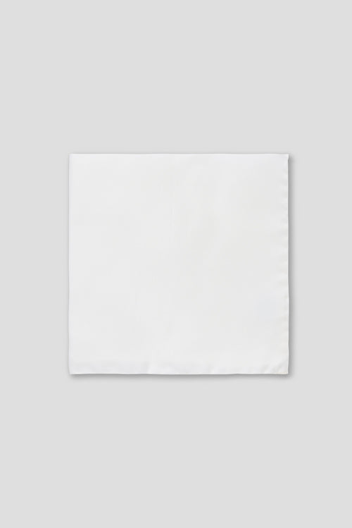 White Silk Clutch