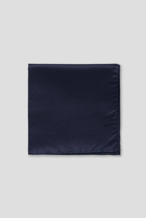 Blue Silk Pocket Square