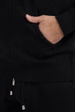 Black Cashmere And Wool Jumpsuit