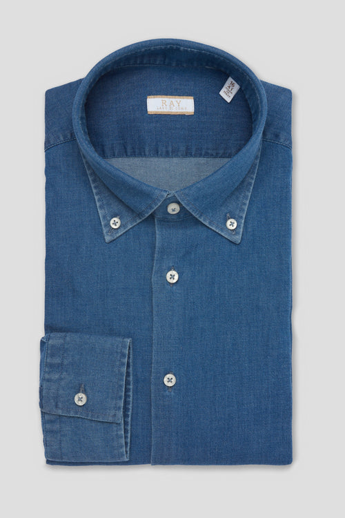 camicia denim botton down