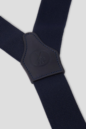 Blue Tailored Suspenders