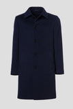 Unlined Blue Cashmere Coat