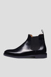 Black Leather Chelsea Boots Goodyear construction